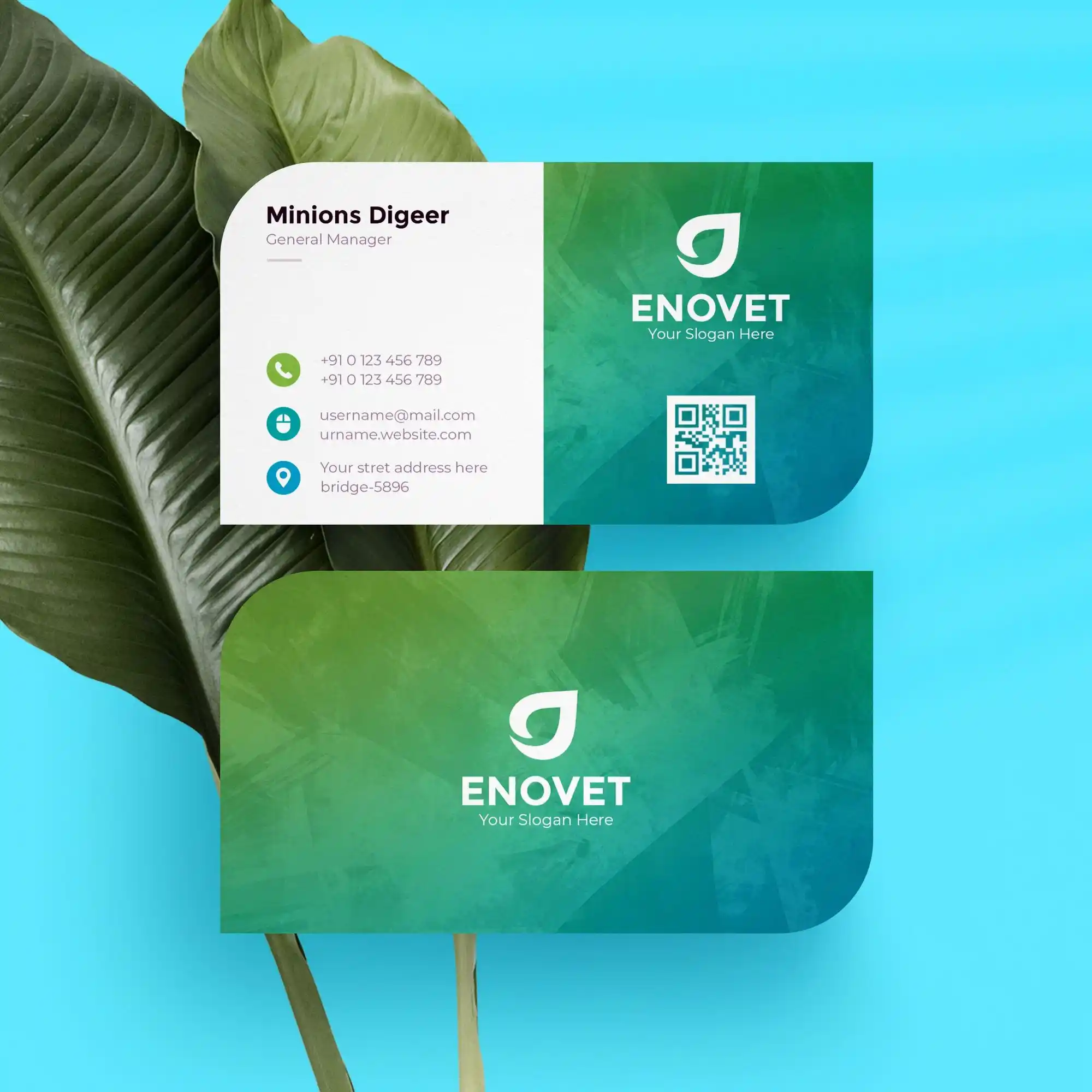 Custom Printed Leaf Business Cards on High Quality Materials 1 Custom Printed Leaf Business Cards on High Quality Materials 1