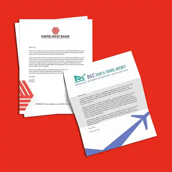 Custom Printed Linen Letterhead on High Quality Materials 3 Custom Printed Linen Letterhead on High Quality Materials 3