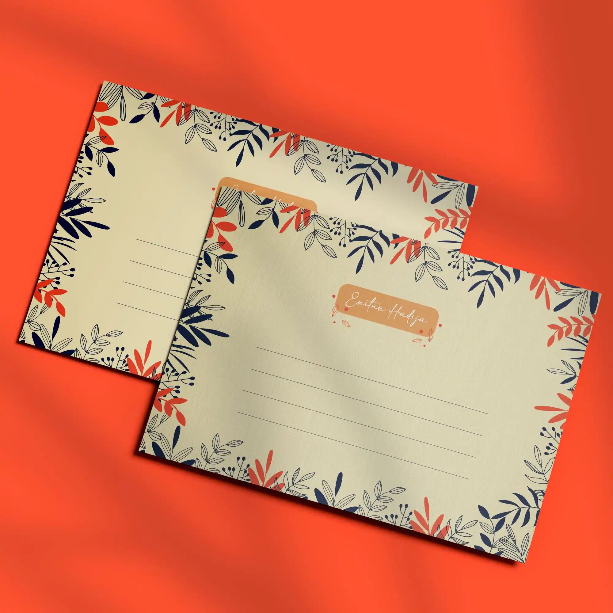 Custom Printed Linen Notecards on High Quality Materials 3 Custom Printed Linen Notecards on High Quality Materials 3