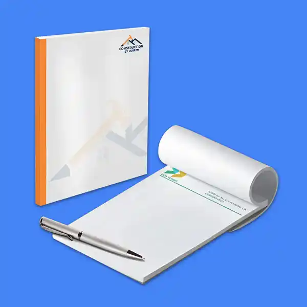 Custom Printed Linen Notepads on High Quality Materials 2 Custom Printed Linen Notepads on High Quality Materials 2