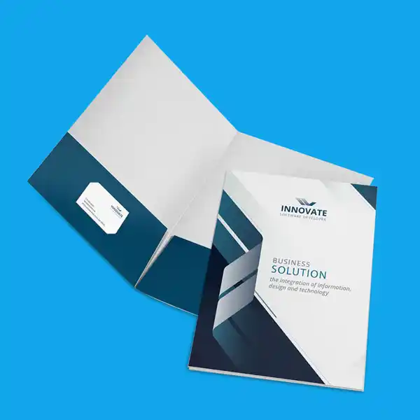 Custom Printed Linen Presentation Folders on High Quality Materials 1 Custom Printed Linen Presentation Folders on High Quality Materials 1