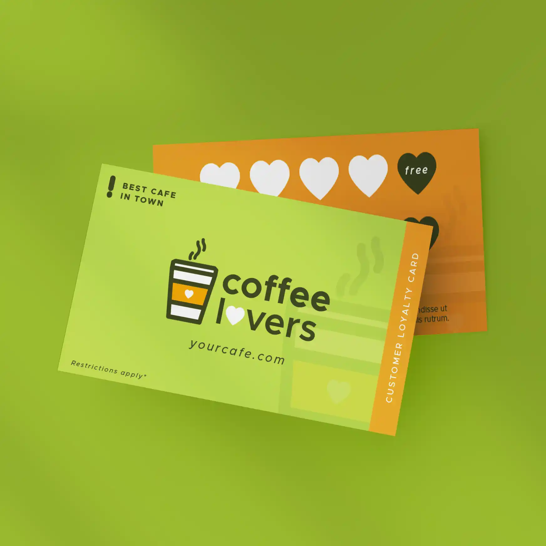 Custom Printed Loyalty Business Cards on High Quality Materials 1 Custom Printed Loyalty Business Cards on High Quality Materials 1