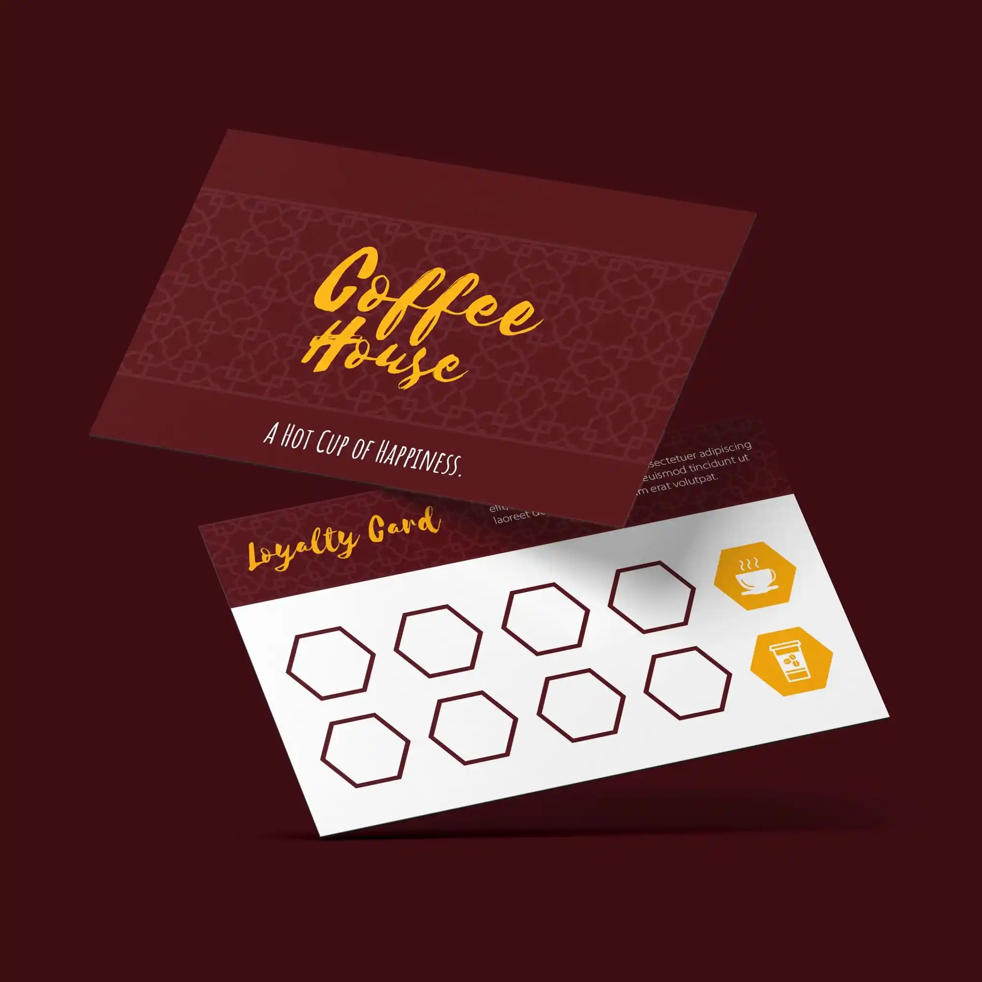 Custom Printed Loyalty Business Cards on High Quality Materials 2 Custom Printed Loyalty Business Cards on High Quality Materials 2