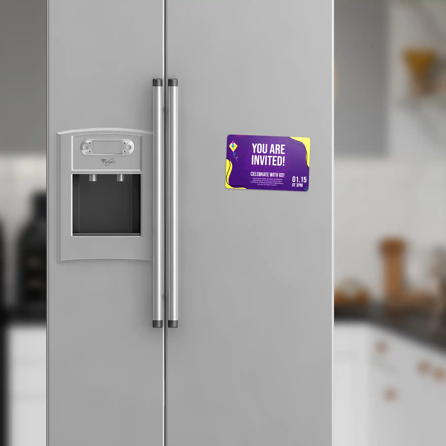 Custom Printed Magnet Announcement Cards on High Quality Materials 2 Custom Printed Magnet Announcement Cards on High Quality Materials 2