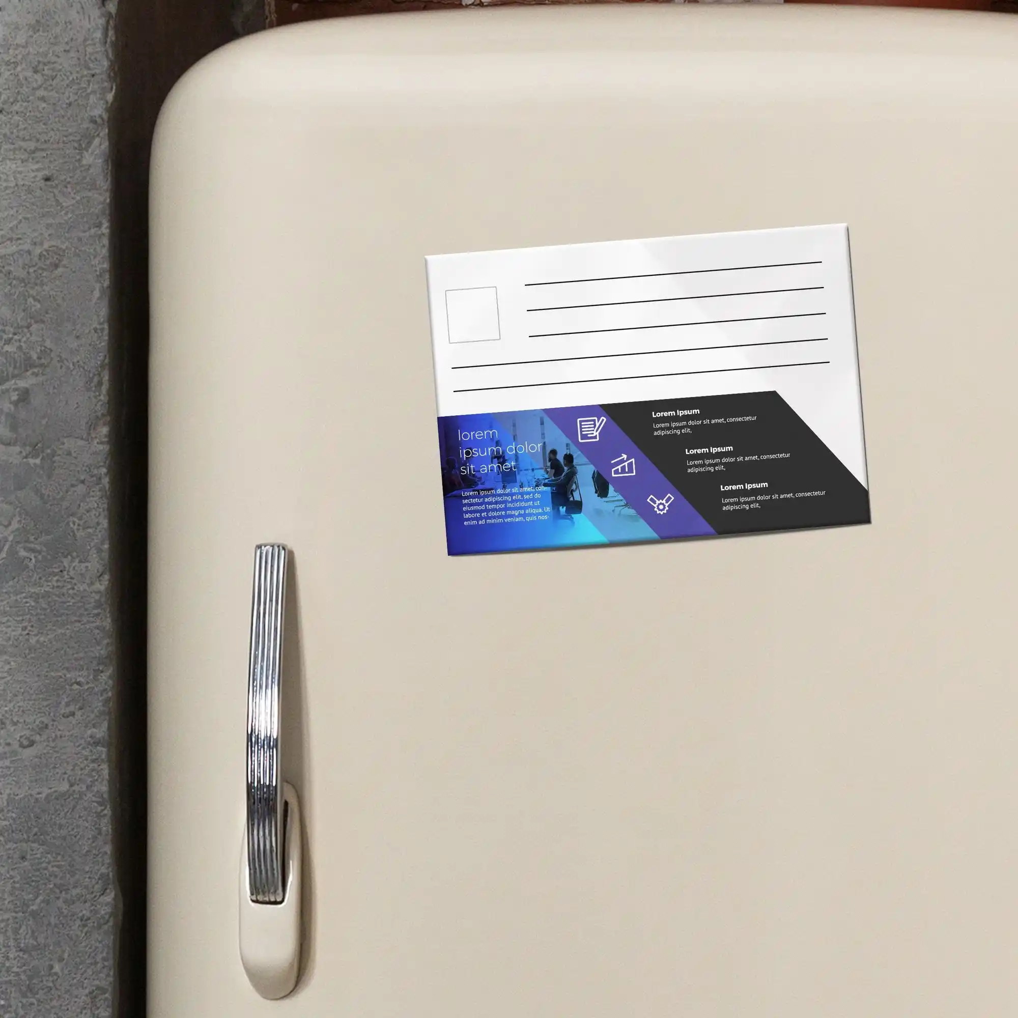 Custom Printed Magnetic Postcards on High Quality Materials 1 Custom Printed Magnetic Postcards on High Quality Materials 1