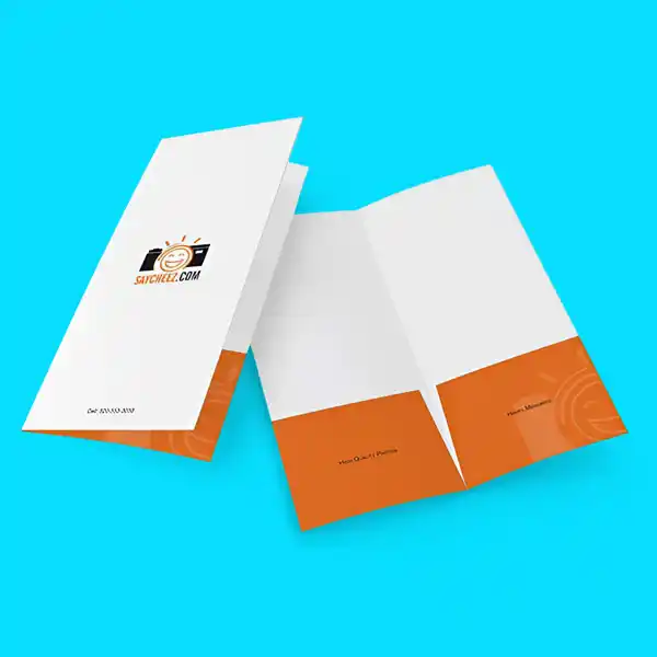 Custom Printed Mini Presentation Folders on High Quality Materials 1 Custom Printed Mini Presentation Folders on High Quality Materials 1