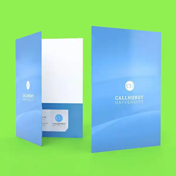 Custom Printed Mini Presentation Folders on High Quality Materials 2 Custom Printed Mini Presentation Folders on High Quality Materials 2