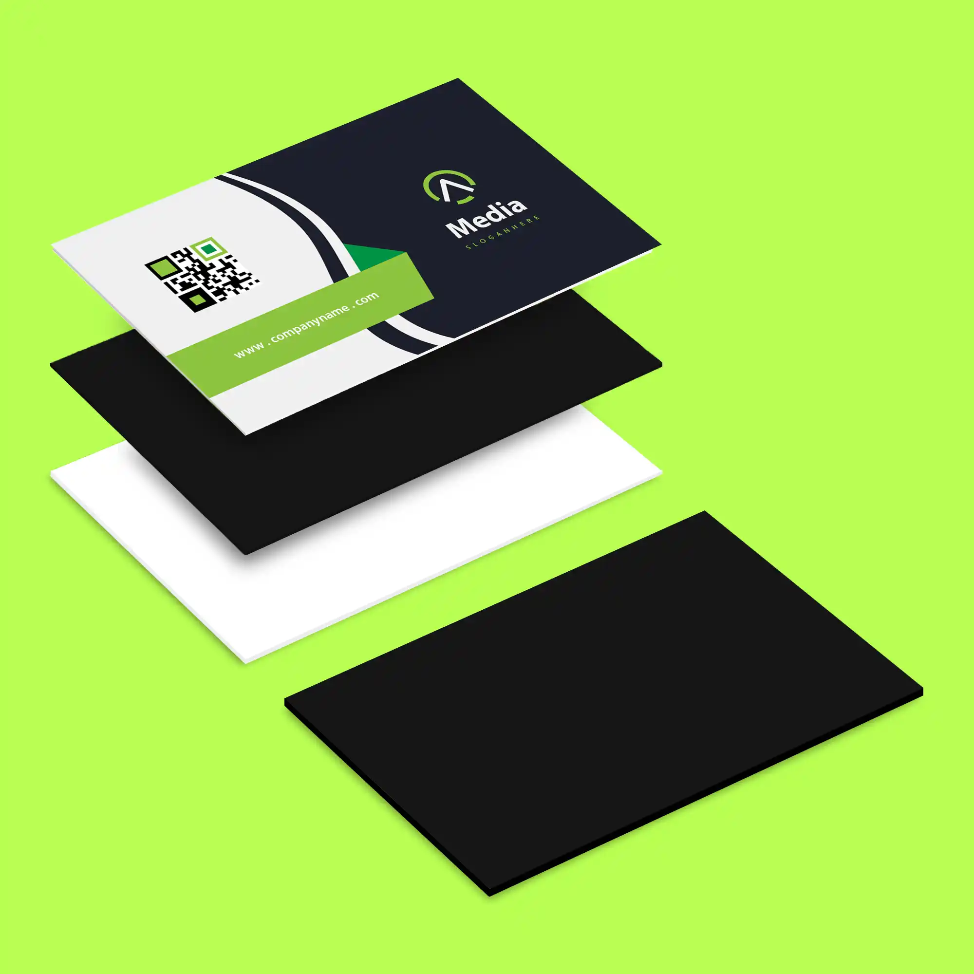 Custom Printed Multi-Layer Business Cards on High Quality Materials 2 Custom Printed Multi-Layer Business Cards on High Quality Materials 2