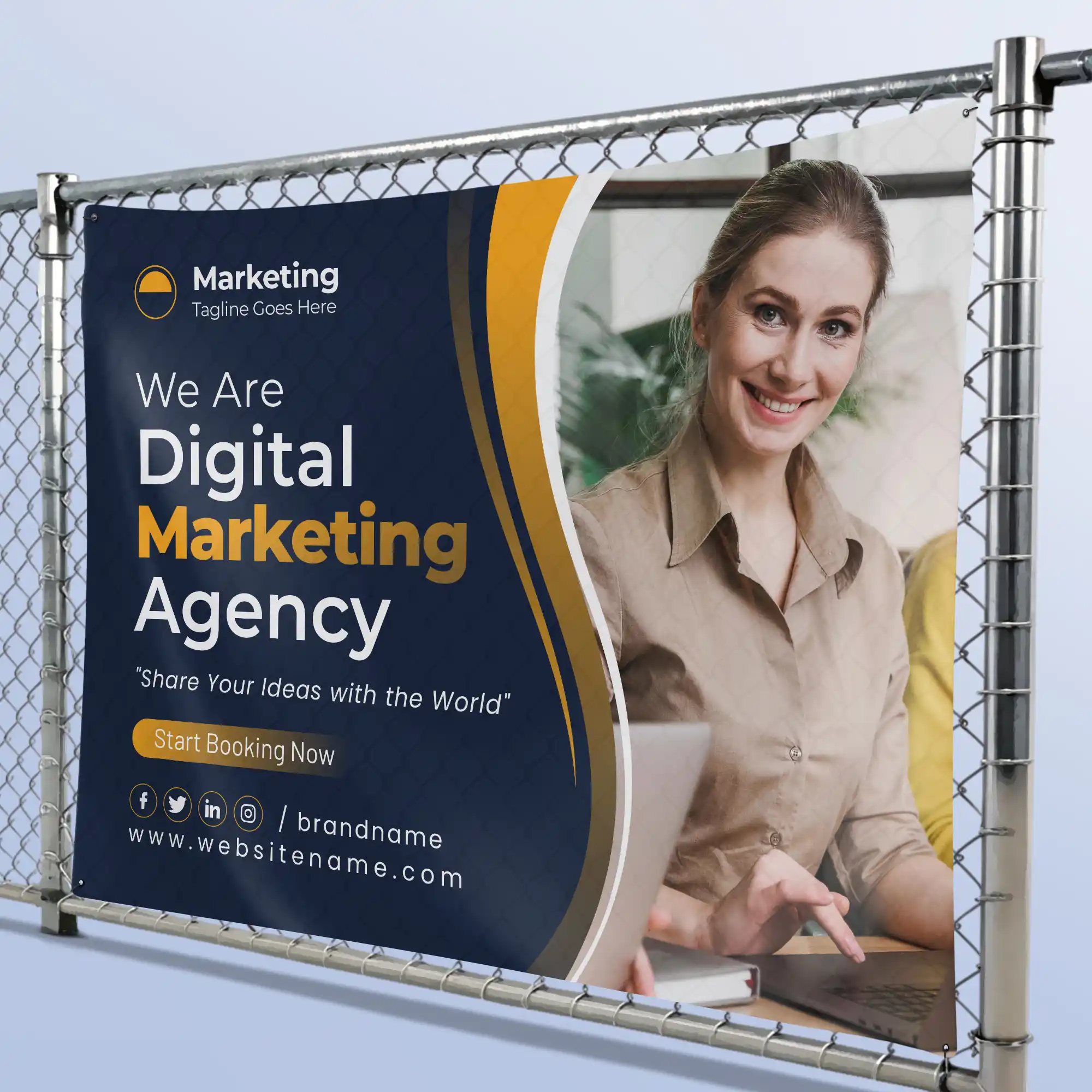 Custom Printed Outdoor Mesh Banners on High Quality Materials 1 Custom Printed Outdoor Mesh Banners on High Quality Materials 1