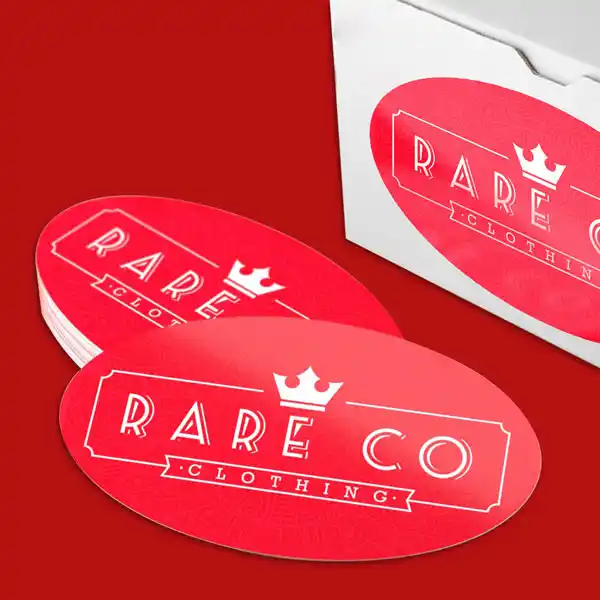 Custom Printed Oval Stickers on High Quality Materials 1 Custom Printed Oval Stickers on High Quality Materials 1