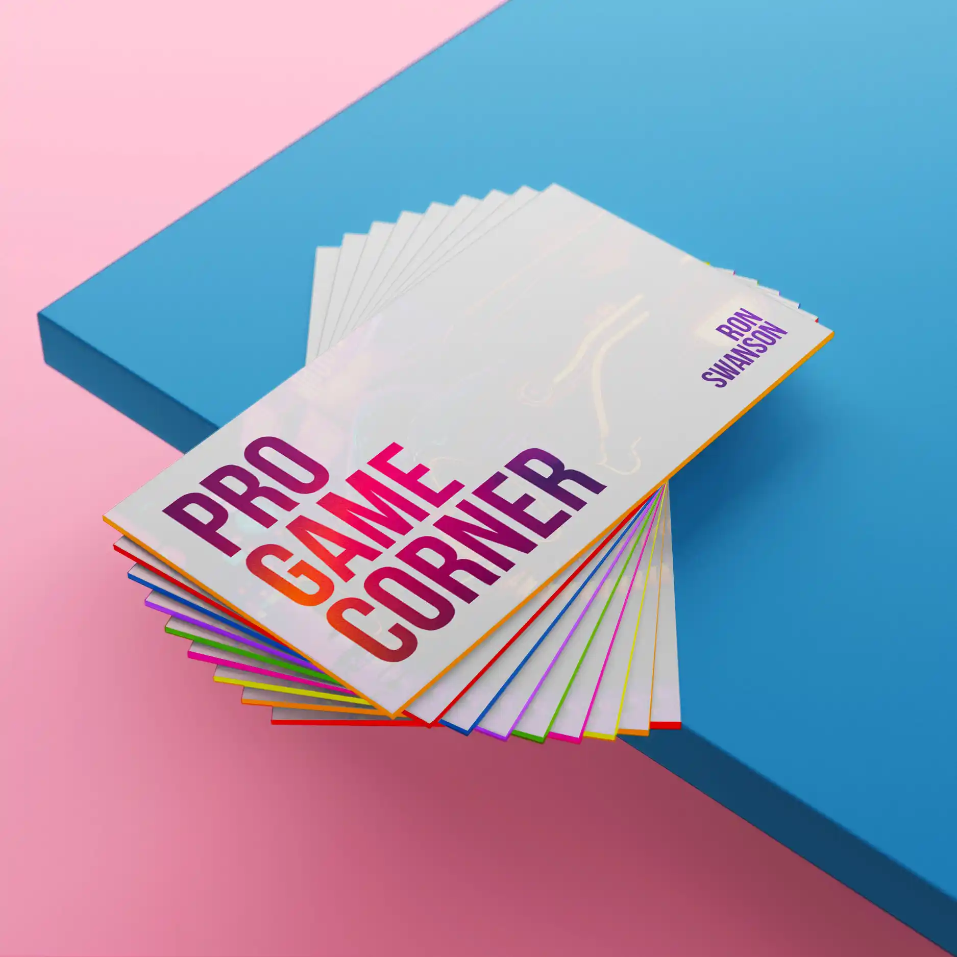 Custom Printed Painted Edge Business Cards on High Quality Materials 1 Custom Printed Painted Edge Business Cards on High Quality Materials 1