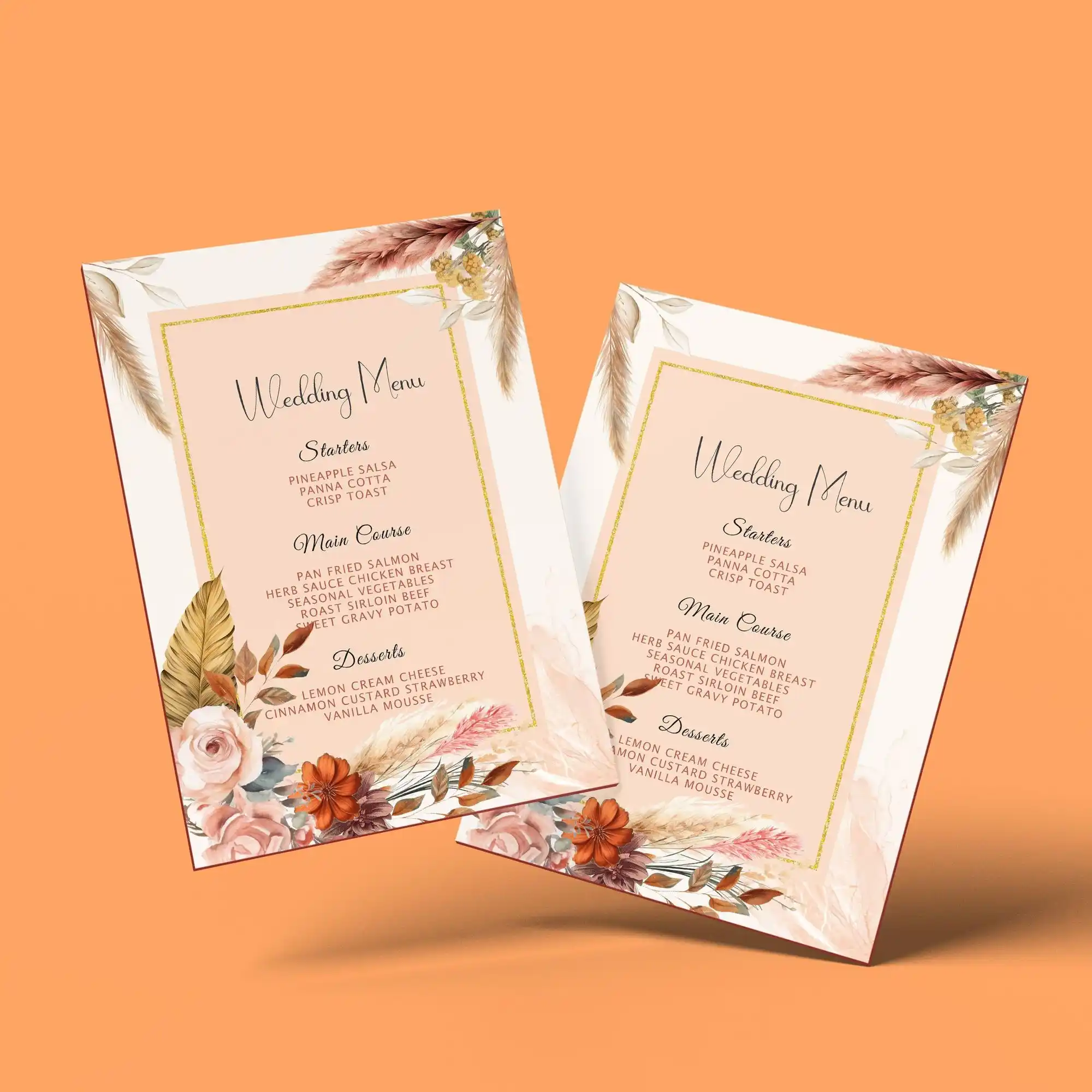 Custom Printed Painted Edge Invitations on High Quality Materials 1 Custom Printed Painted Edge Invitations on High Quality Materials 1