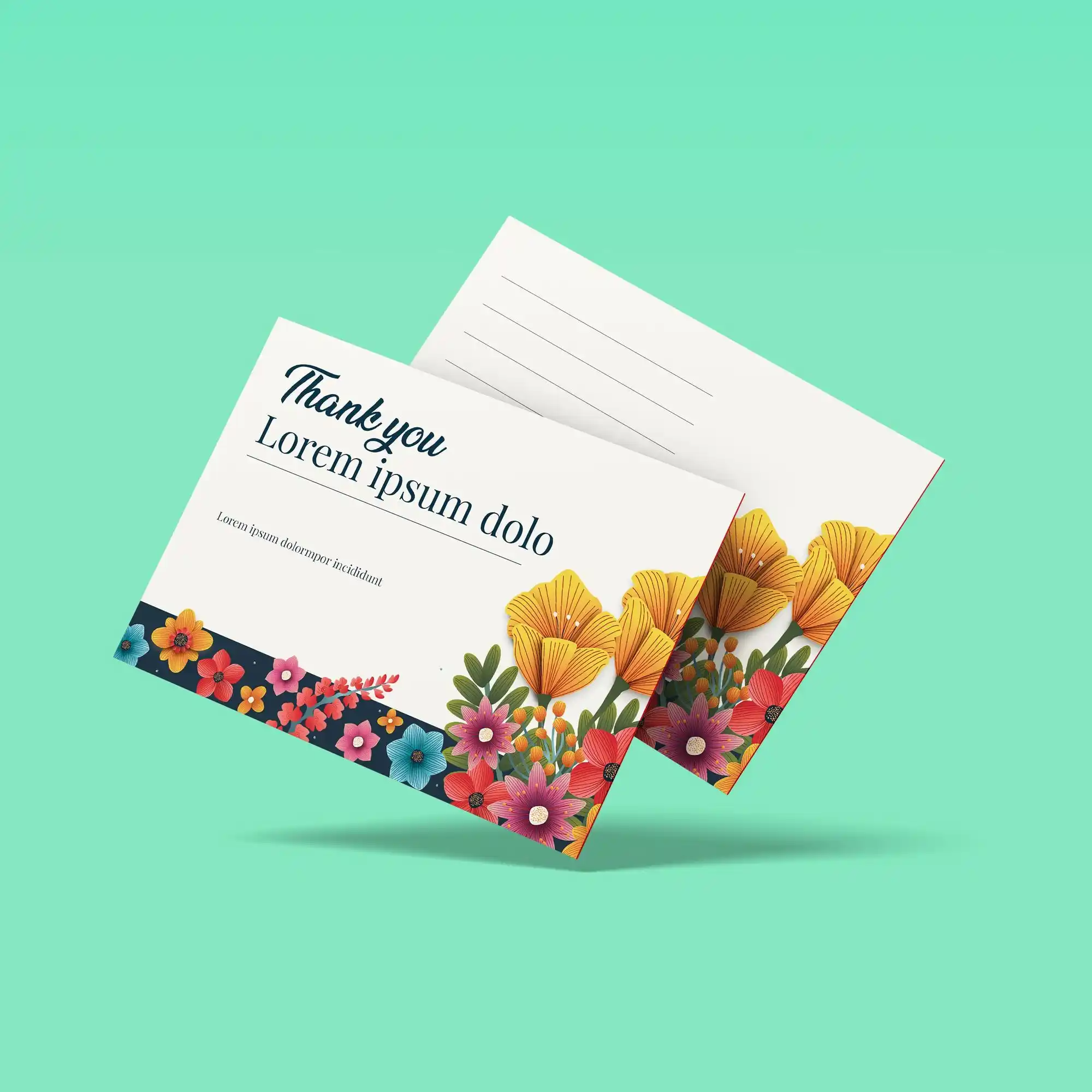 Custom Printed Painted Edge Notecards on High Quality Materials 1 Custom Printed Painted Edge Notecards on High Quality Materials 1