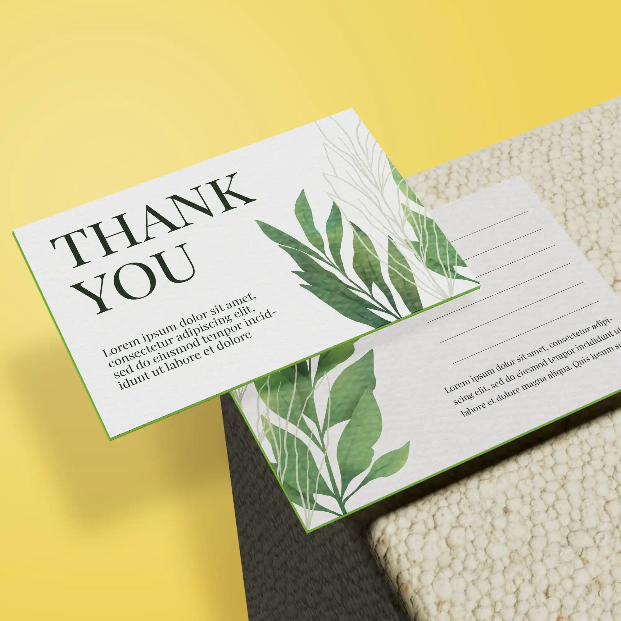 Custom Printed Painted Edge Notecards on High Quality Materials 4 Custom Printed Painted Edge Notecards on High Quality Materials 4