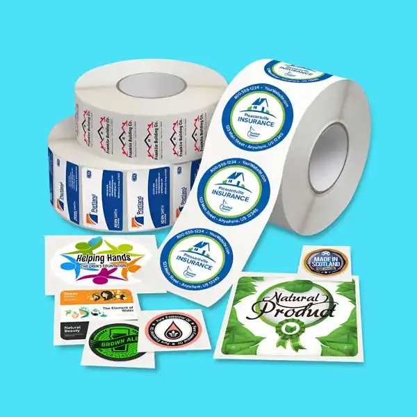 Custom Printed Paper Roll Labels on High Quality Materials 2 Custom Printed Paper Roll Labels on High Quality Materials 2