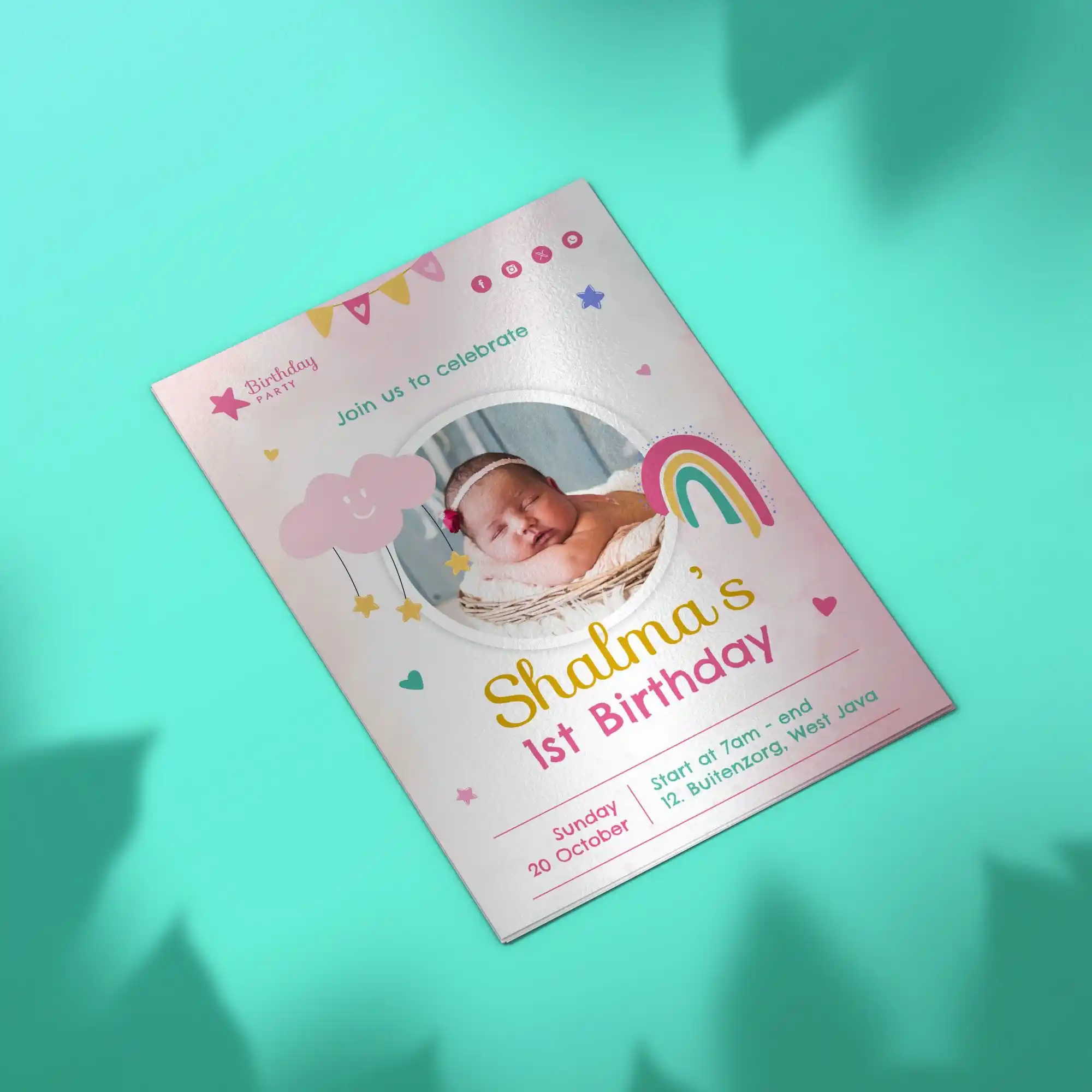 Custom Printed Pearl Invitations on High Quality Materials 3 Custom Printed Pearl Invitations on High Quality Materials 3