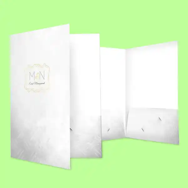 Custom Printed Pearl Presentation Folders on High Quality Materials 3 Custom Printed Pearl Presentation Folders on High Quality Materials 3