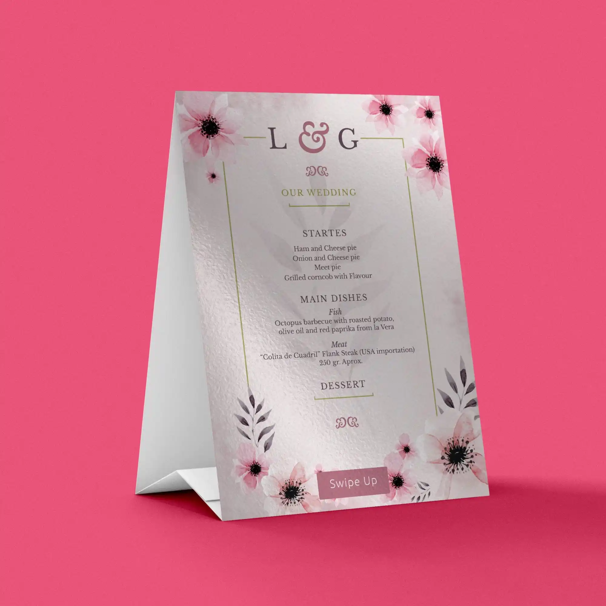 Custom Printed Pearl Table Tents on High Quality Materials 1 Custom Printed Pearl Table Tents on High Quality Materials 1