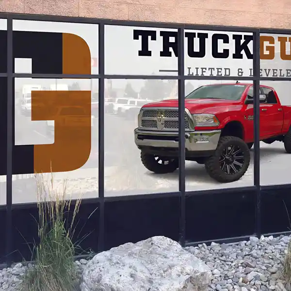 Custom Printed Perforated Window Graphics on High Quality Materials 1 Custom Printed Perforated Window Graphics on High Quality Materials 1