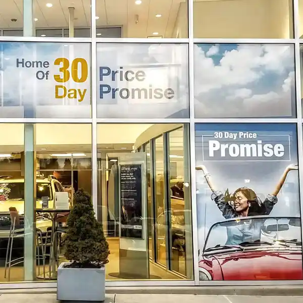 Custom Printed Perforated Window Graphics on High Quality Materials 2 Custom Printed Perforated Window Graphics on High Quality Materials 2