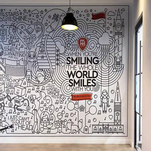 Custom Printed Permanent Wall Graphics on High Quality Materials 3 Custom Printed Permanent Wall Graphics on High Quality Materials 3