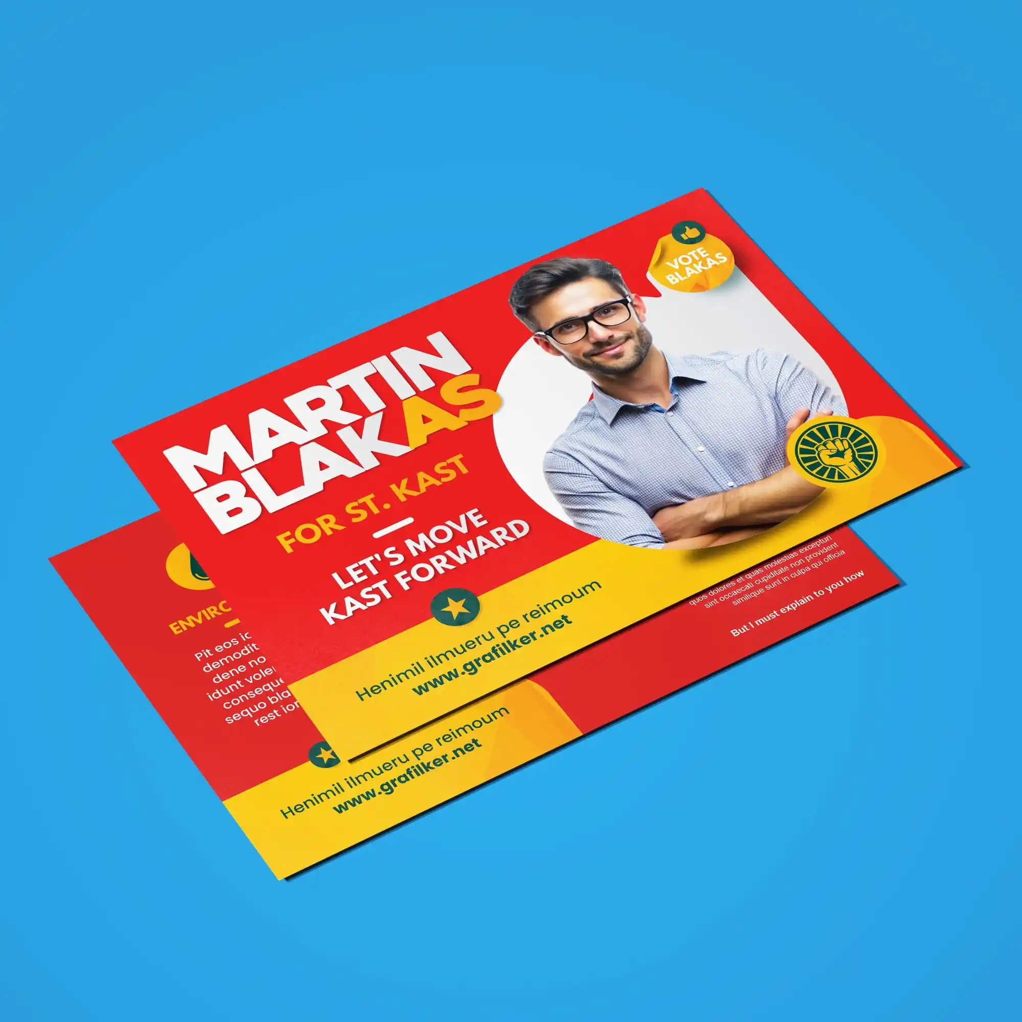 Custom Printed Political Direct Mail Postcards on High Quality Materials 3 Custom Printed Political Direct Mail Postcards on High Quality Materials 3