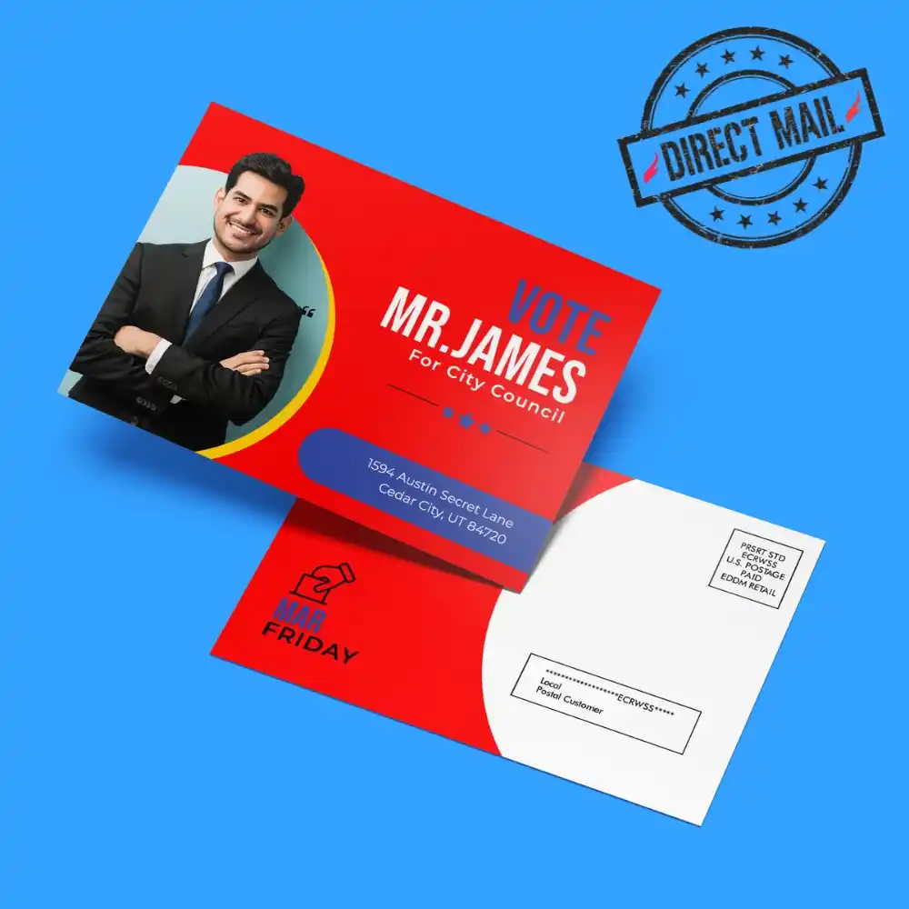 Custom Printed Political EDDM for Campaigns | HOTCARDS