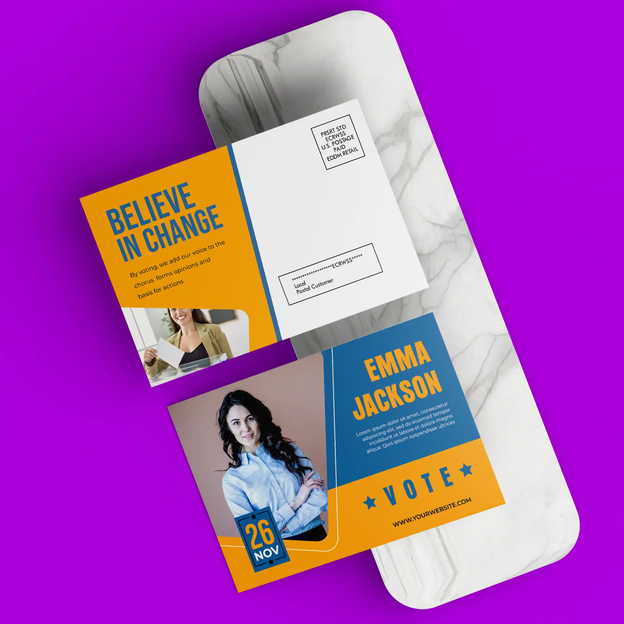 Custom Printed Political Every Door Direct Mail EDDM on High Quality Materials 3 Custom Printed Political Every Door Direct Mail EDDM on High Quality Materials 3