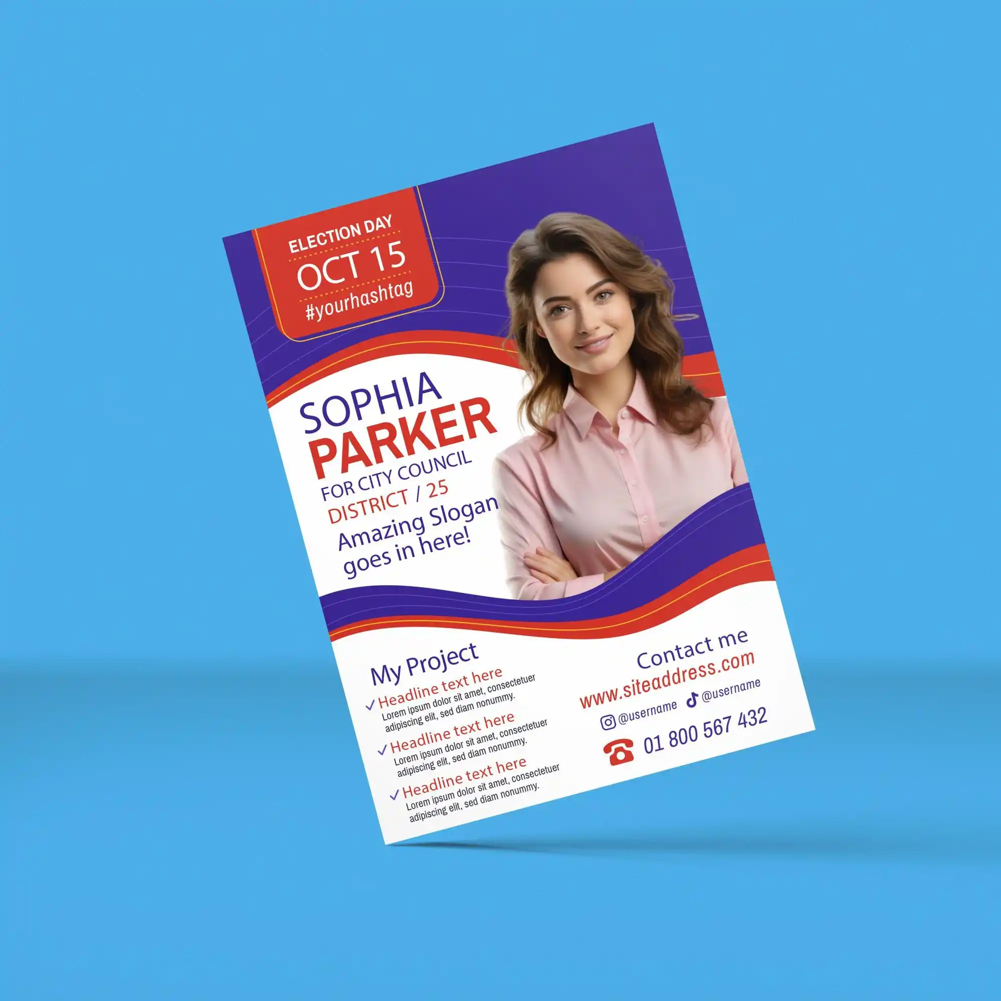 Custom Printed Political Flyers on High Quality Materials 1 Custom Printed Political Flyers on High Quality Materials 1