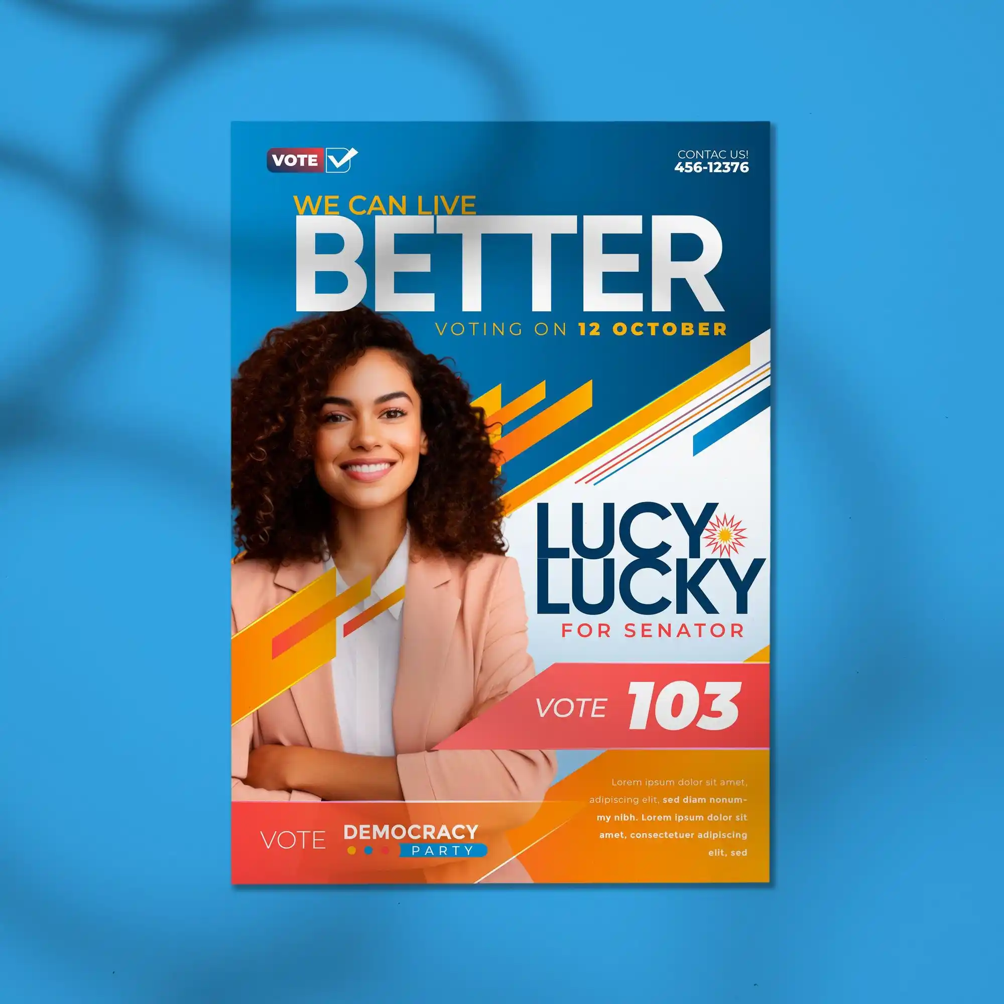 Custom Printed Political Flyers on High Quality Materials 2 Custom Printed Political Flyers on High Quality Materials 2