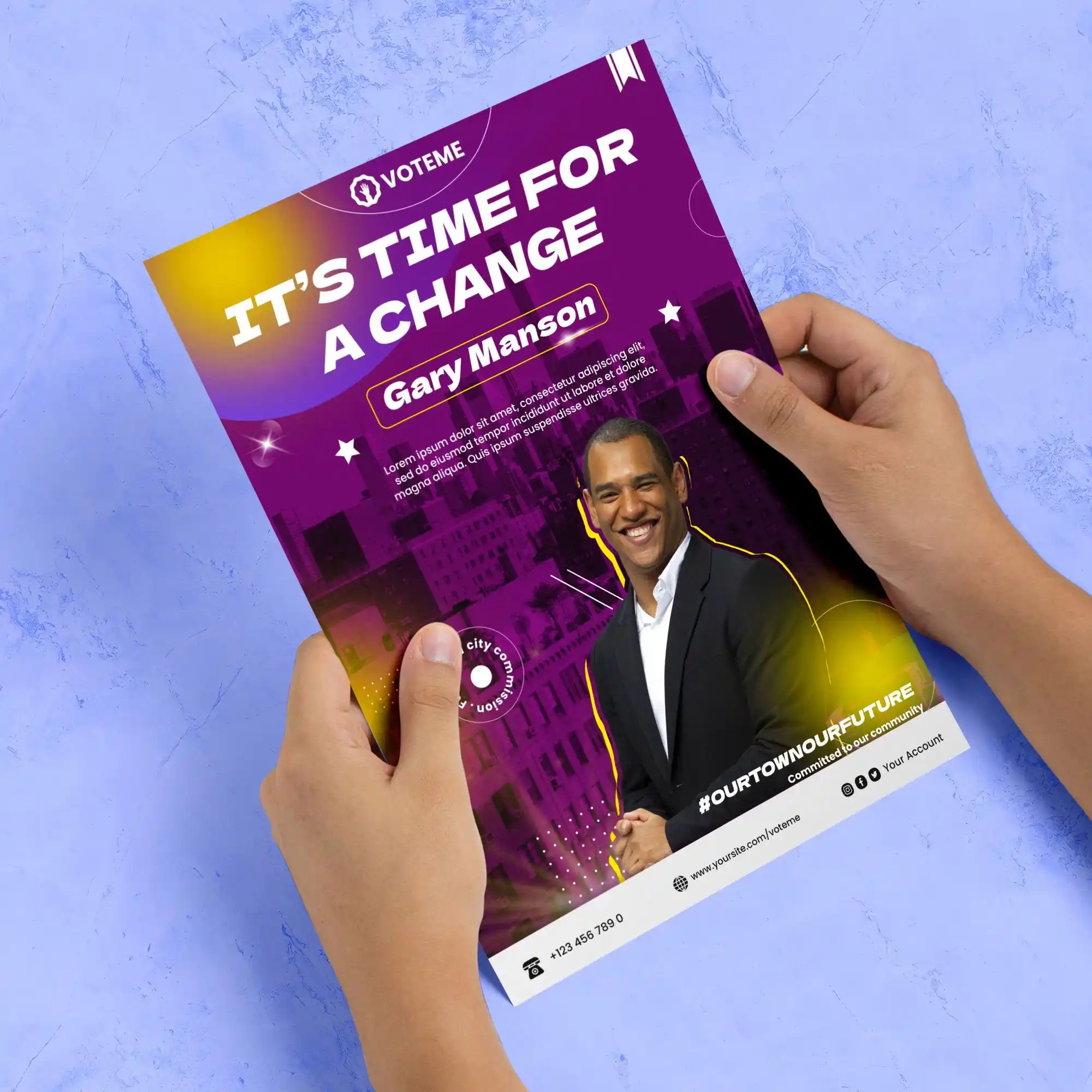 Custom Printed Political Flyers on High Quality Materials 3 Custom Printed Political Flyers on High Quality Materials 3