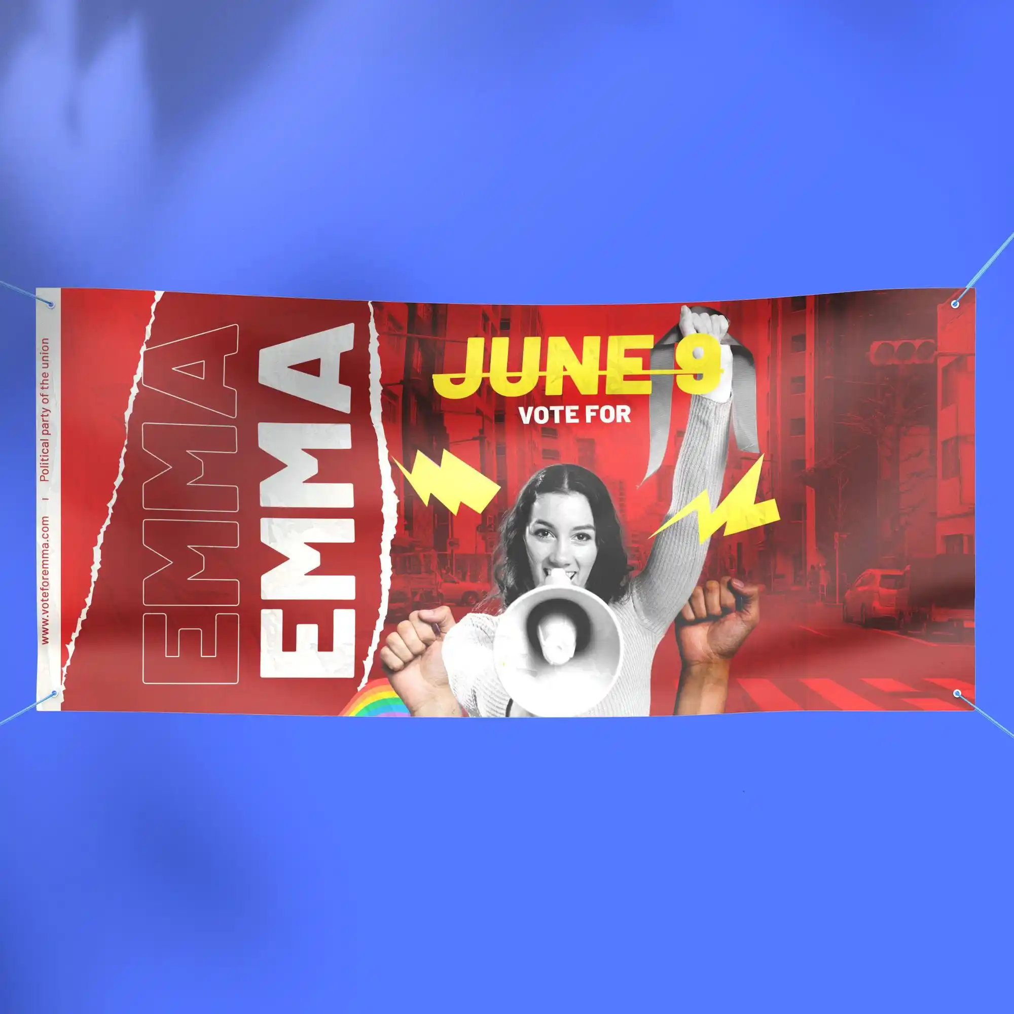 Custom Printed Political Outdoor Banners on High Quality Materials 1 Custom Printed Political Outdoor Banners on High Quality Materials 1