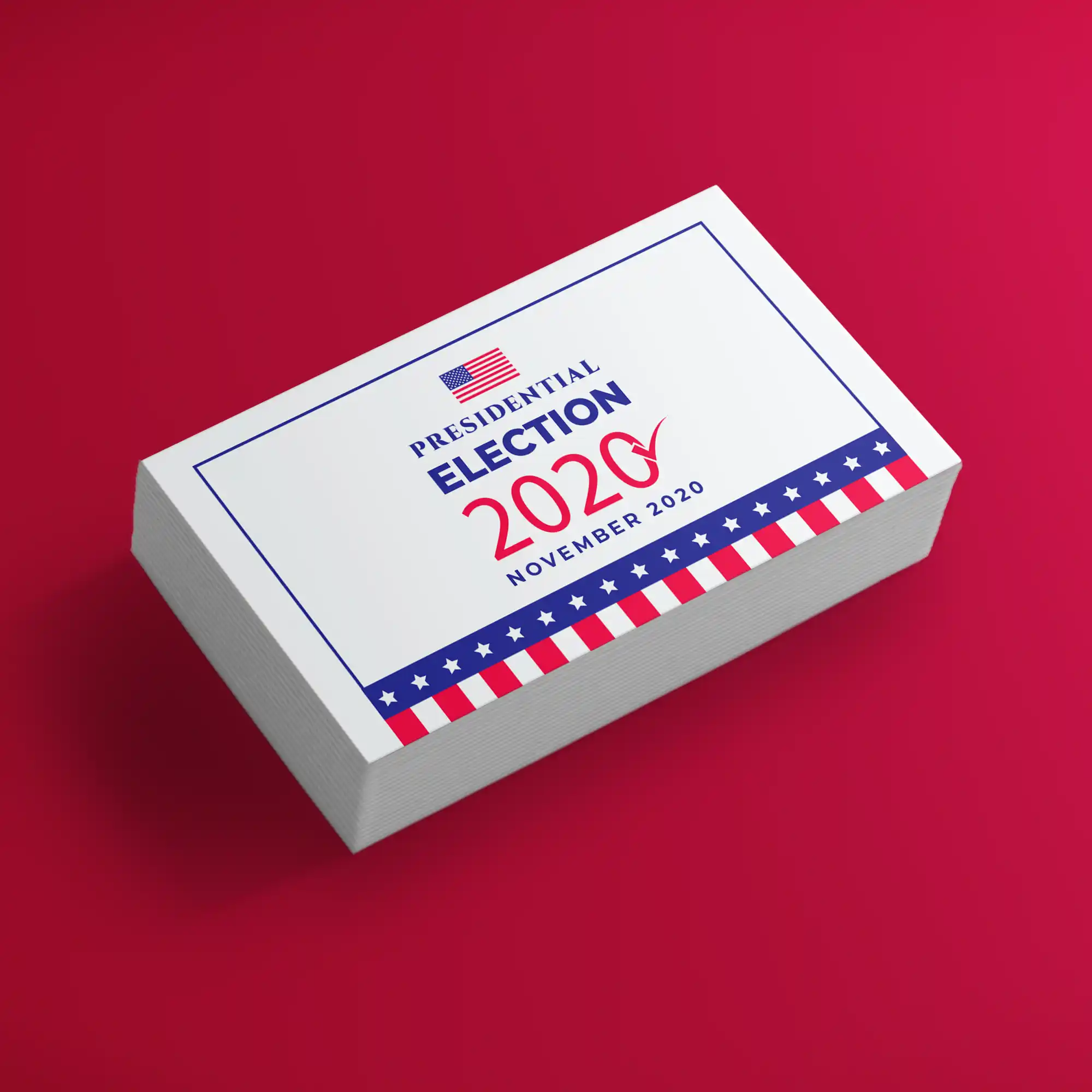 Custom Printed Political Push Cards on High Quality Materials 1 Custom Printed Political Push Cards on High Quality Materials 1