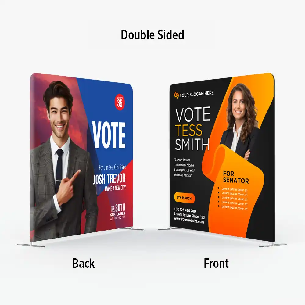 Custom Printed Political Tension Fabric Backdrops on High Quality Materials 4 Custom Printed Political Tension Fabric Backdrops on High Quality Materials 4