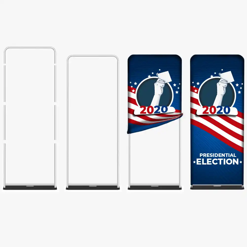 Custom Printed Political Tension Fabric Banner Stand on High Quality Materials 3 Custom Printed Political Tension Fabric Banner Stand on High Quality Materials 3