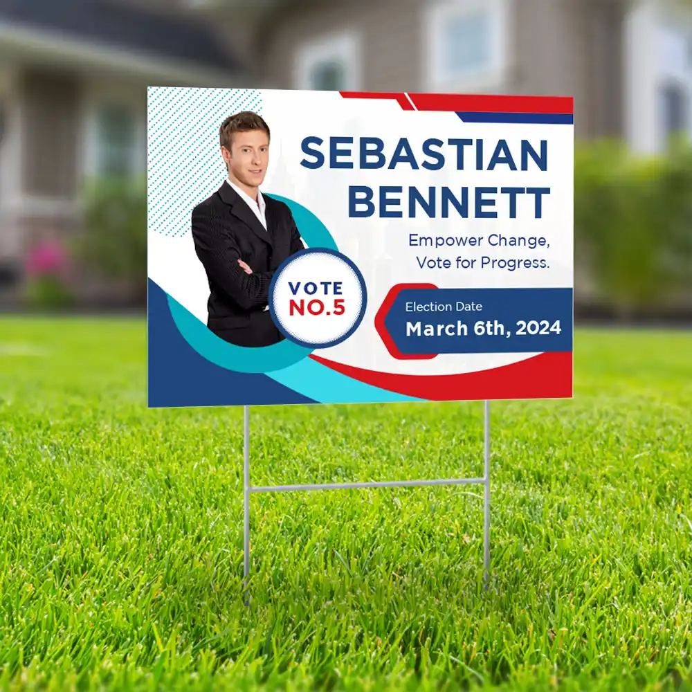 Custom Printed Political Yard Signs on High Quality Materials 2 Custom Printed Political Yard Signs on High Quality Materials 2