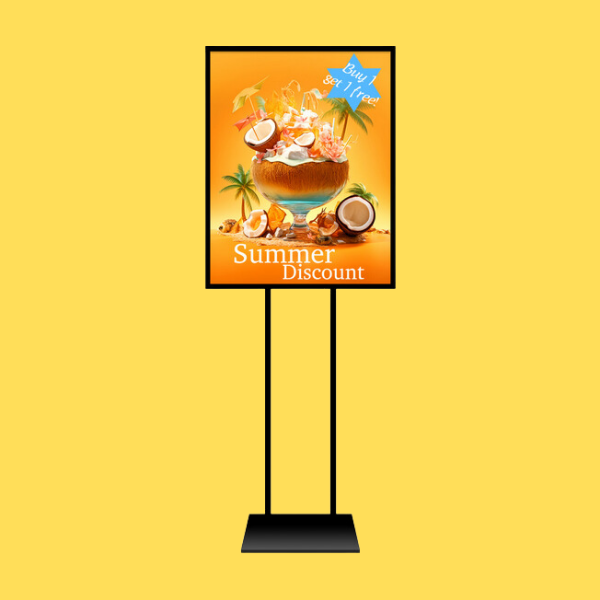 Custom Printed Poster Frame Stand on High Quality Materials 1 Custom Printed Poster Frame Stand on High Quality Materials 1