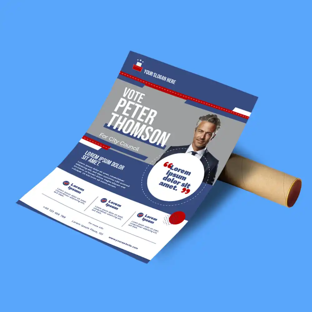 Custom Printed Political Card Stock Posters on High Quality Materials 1 Custom Printed Political Card Stock Posters on High Quality Materials 1