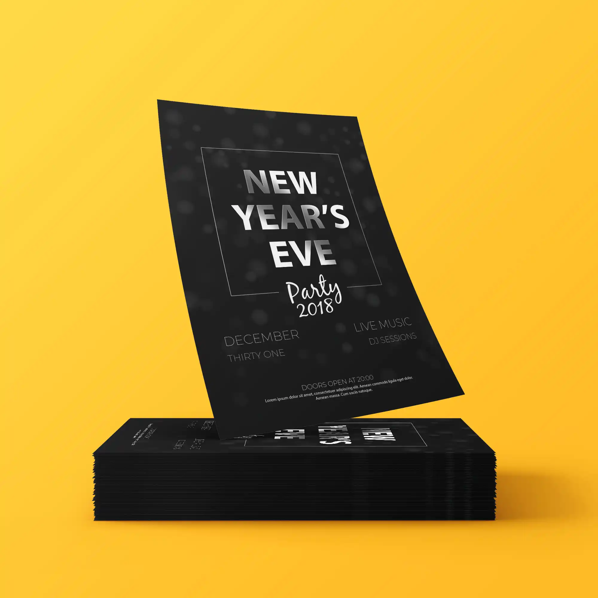 Custom Printed Raised Foil Flyers on High Quality Materials 1 Custom Printed Raised Foil Flyers on High Quality Materials 1