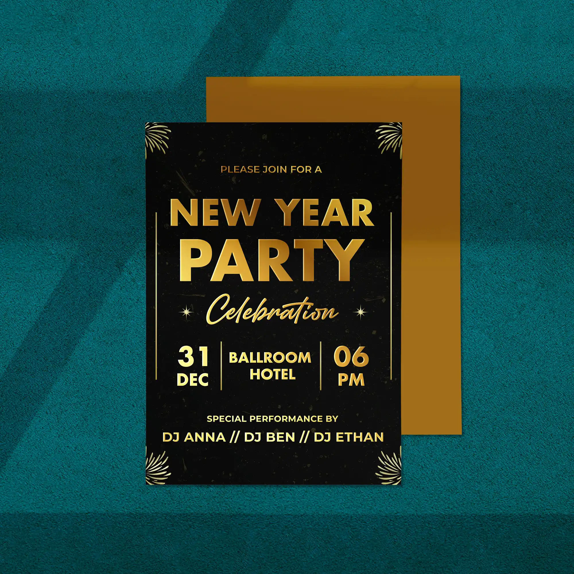 Custom Printed Raised Foil Flyers on High Quality Materials 4 Custom Printed Raised Foil Flyers on High Quality Materials 4