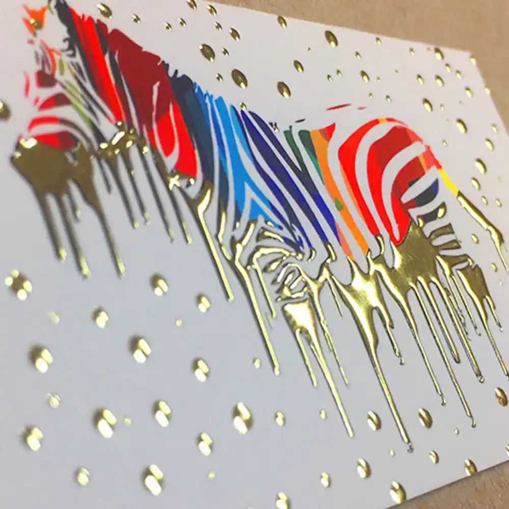 Custom Printed Raised Foil Postcards on High Quality Materials 2 Custom Printed Raised Foil Postcards on High Quality Materials 2
