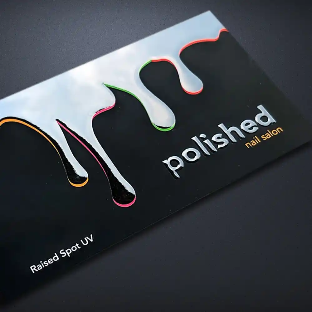 Custom Printed Raised Spot UV Business Cards on High Quality Materials 2 Custom Printed Raised Spot UV Business Cards on High Quality Materials 2