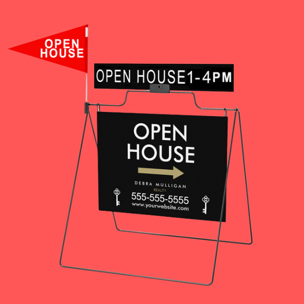 Custom Printed Real Estate A-Frame on High Quality Materials 1 Custom Printed Real Estate A-Frame on High Quality Materials 1