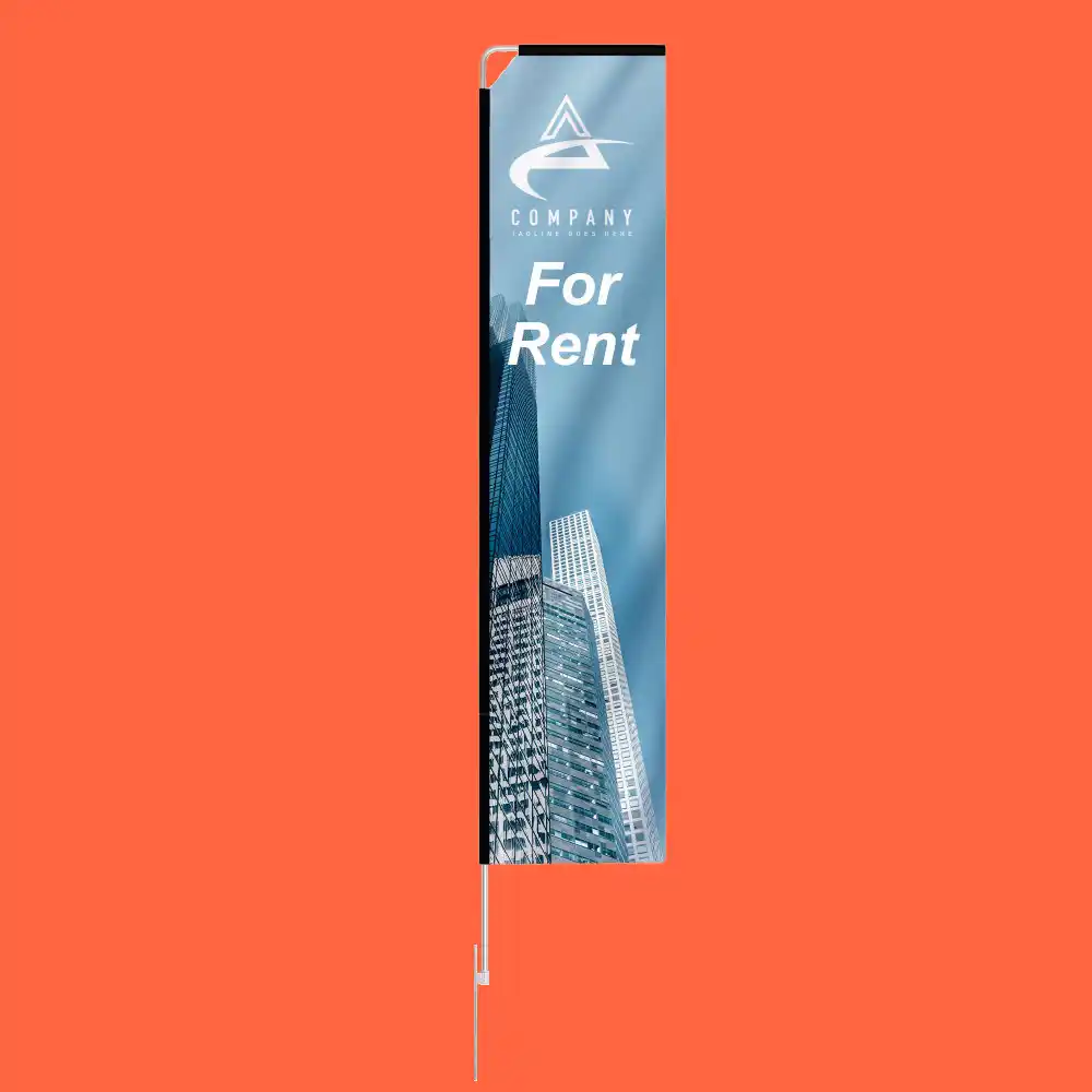 Custom Printed Rectangle Feather Flags on High Quality Materials 1 Custom Printed Rectangle Feather Flags on High Quality Materials 1