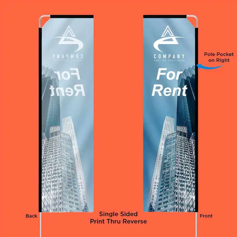 Custom Printed Rectangle Feather Flags on High Quality Materials 5 Custom Printed Rectangle Feather Flags on High Quality Materials 5