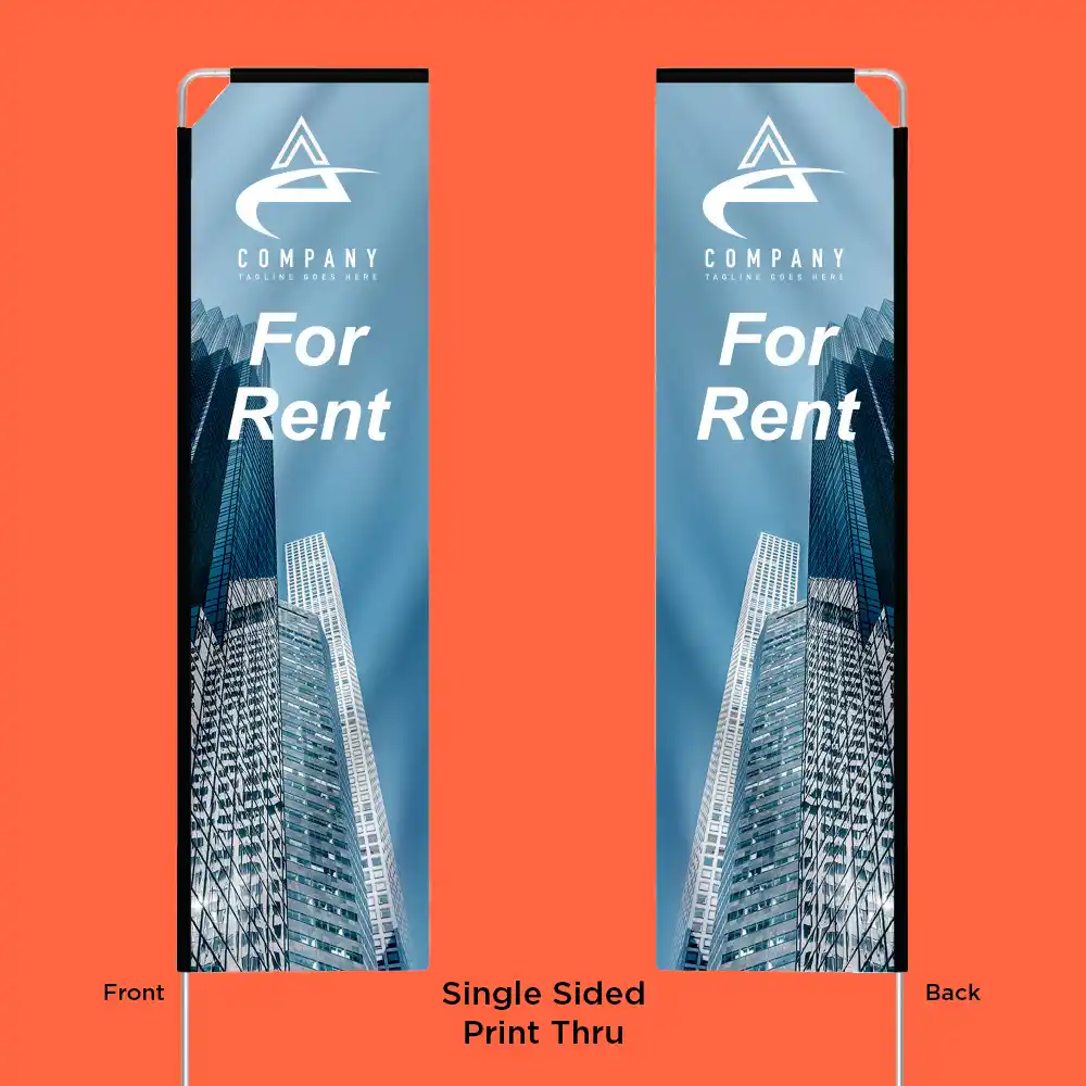 Custom Printed Rectangle Feather Flags on High Quality Materials 7 Custom Printed Rectangle Feather Flags on High Quality Materials 7