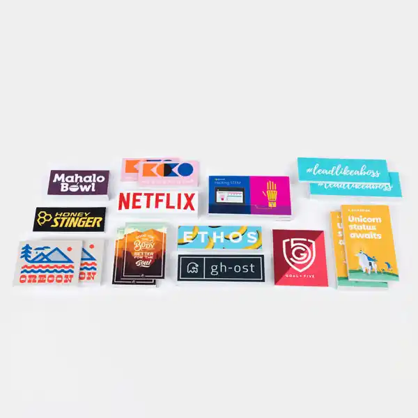 Custom Printed Rectangle Stickers on High Quality Materials 2 Custom Printed Rectangle Stickers on High Quality Materials 2