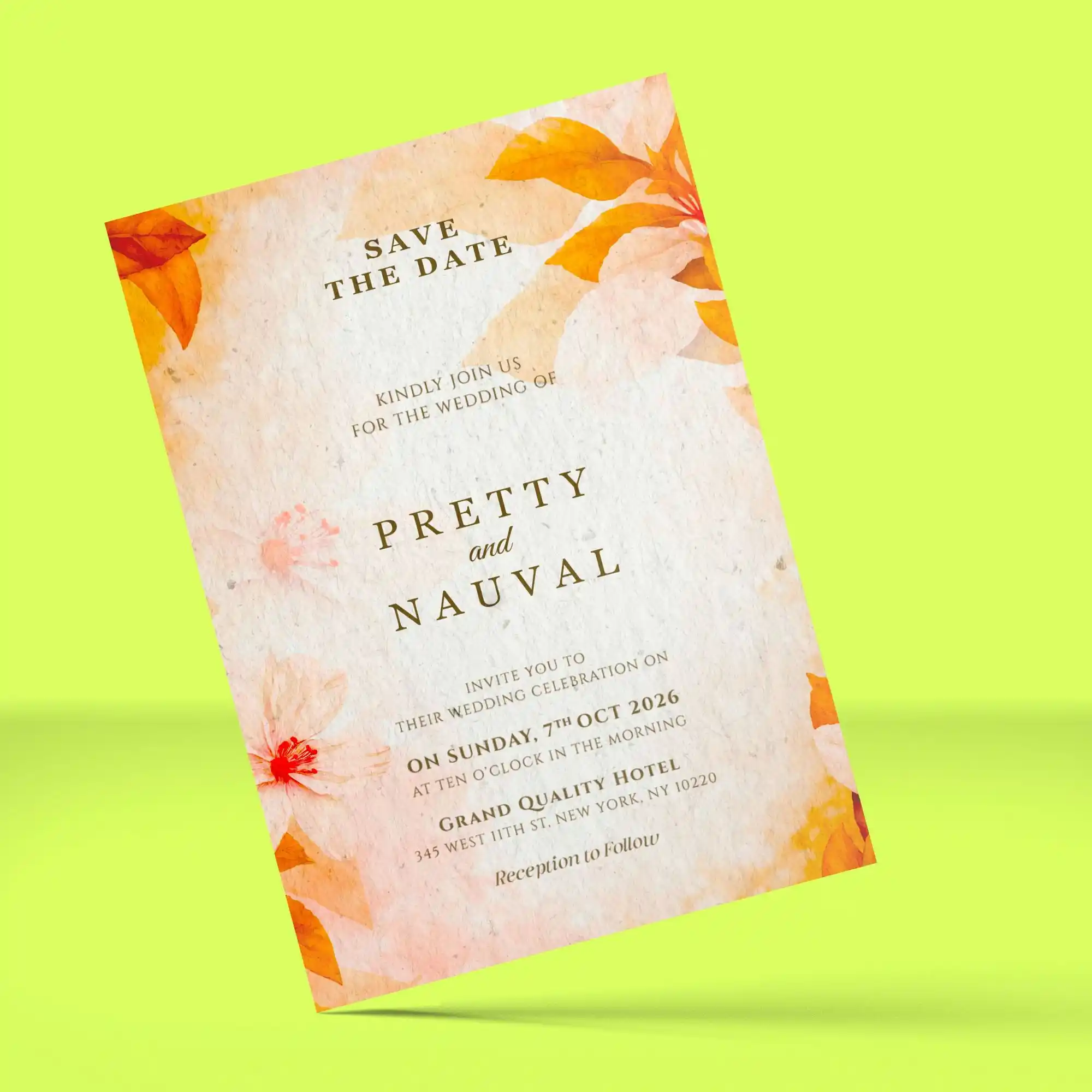 Custom Printed Recycled Matte Invitations on High Quality Materials 1 Custom Printed Recycled Matte Invitations on High Quality Materials 1