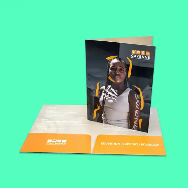 Custom Printed Recycled Matte Presentation Folders on High Quality Materials 1 Custom Printed Recycled Matte Presentation Folders on High Quality Materials 1