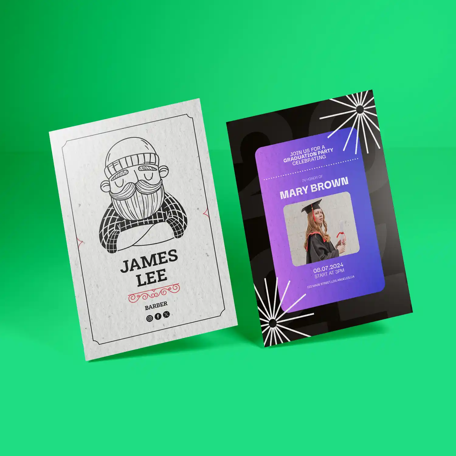 Custom Printed Recycled Matte Trading Cards on High Quality Materials 2 Custom Printed Recycled Matte Trading Cards on High Quality Materials 2